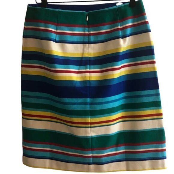 Talbots VTG Mod Striped Pencil‎ Skirt Size 10 - Picture 2 of 3